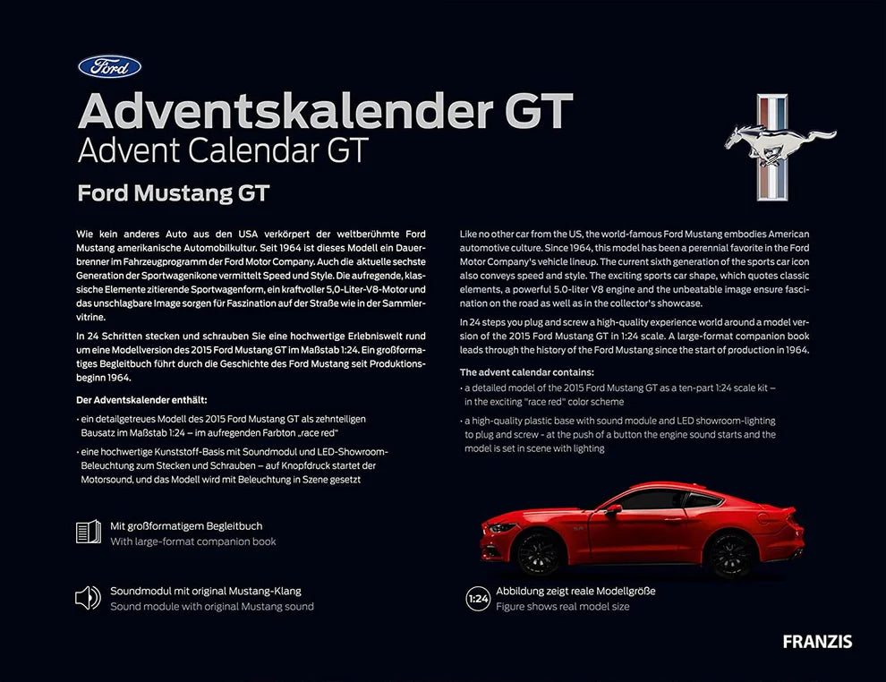 Ford Mustang GT Advent Calendar